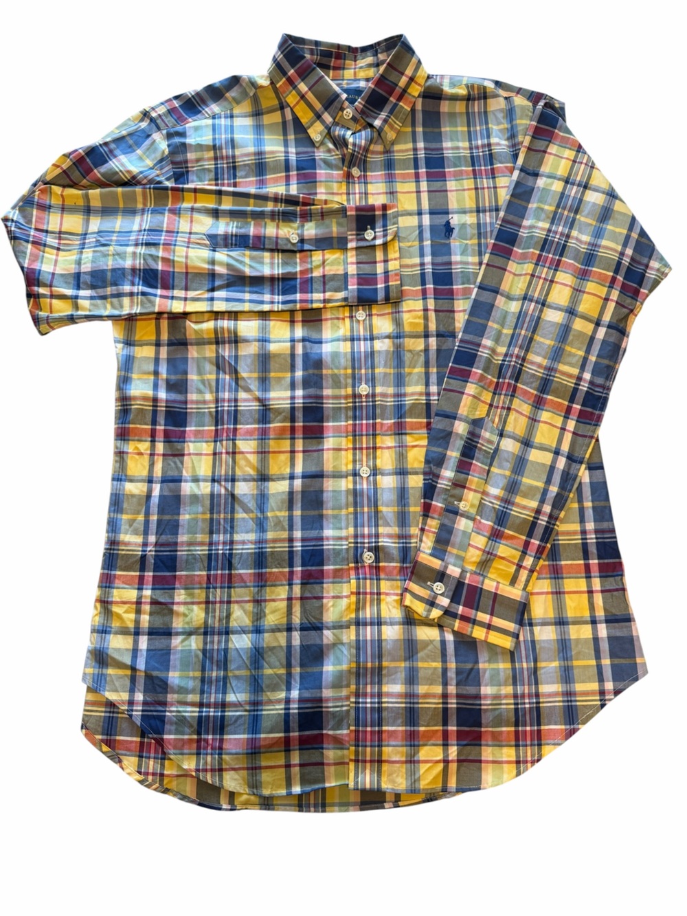 Ralph Lauren Men's Plaid Button-Up Shirt